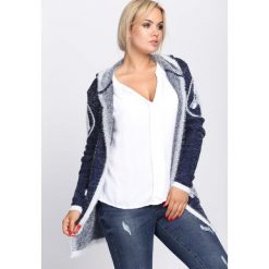 Granatowy Kardigan How Crazy. Kardigany damskie marki bonprix. Za 59.99 zł.