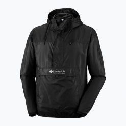 Kurtka Przejściowa Męska Columbia Challenger Windbreaker Anorak. Czarne kurtki sportowe męskie Columbia, m, bez wzorów, trekkingowe. Za 297.90 zł.