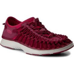 Sandały KEEN - Uneek 02 1016916 Anemone/Bright Rose. Czerwone klapki damskie Keen, bez wzorów, z materiału, sportowe, bez obcasa. W wyprzedaży za 189.00 zł.