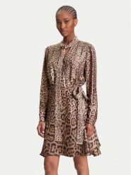 Marciano Guess Sukienka codzienna 5YGK28 7298A Brązowy Regular Fit. Brązowe sukienki damskie Marciano Guess, na co dzień, z aplikacjami, z wiskozy, bez kołnierzyka, bez ramiączek, proste. Za 729.00 zł.