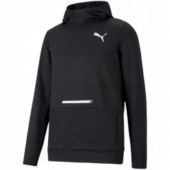 Męska Bluza Z Kapturem Rtg. Czarne bluzy męskie Puma, m, bez wzorów, z kapturem. Za 212.99 zł.