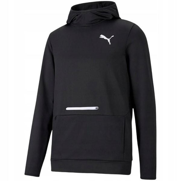 Męska Bluza Z Kapturem Rtg. Czarne bluzy męskie Puma, m, bez wzorów, z kapturem. Za 212.99 zł.