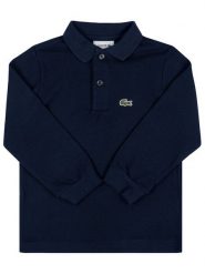 Lacoste Polo PJ8915 Granatowy Regular Fit. Niebieskie t-shirty dla chłopców Lacoste, bez wzorów, z bawełny, bez ramiączek. Za 289.99 zł.