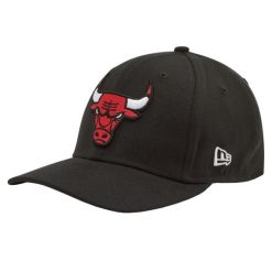 Czapka z daszkiem dla dorosłych 9FIFTY Chicago Bulls Stretch Snap Cap. Czarne czapki i kapelusze męskie New Era, bez wzorów, z bawełny. Za 149.99 zł.