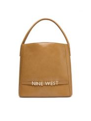 Nine West Torebka CEO-UTAH-LDA8011 Beżowy. Brązowe torebki do ręki damskie Nine West, bez wzorów, z materiału, bez dodatków. Za 329.99 zł.