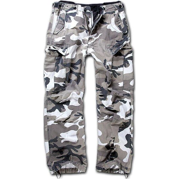 Spodnie bushcraft męskie Brandit M65 Vintage Urban (Metro). Białe spodnie sportowe męskie Brandit, m, bez wzorów, outdoorowe. Za 327.50 zł.