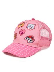 Paw Patrol Czapka z daszkiem ACCCS-SS25-301PAW Różowy. Czerwone czapki dla dzieci Paw Patrol, bez wzorów, z poliesteru. Za 39.99 zł.