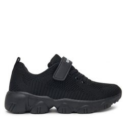 Sneakersy Sprandi. Czarne trampki i tenisówki chłopięce Sprandi, bez wzorów, bez zapięcia. Za 79.99 zł.