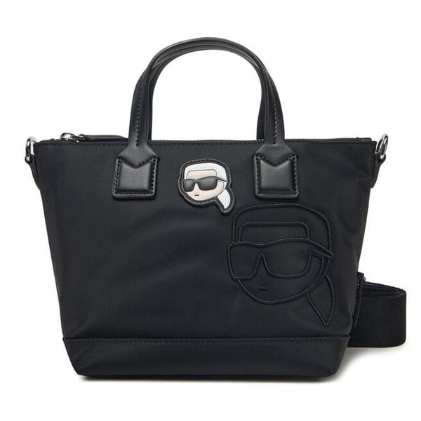 Torebka KARL LAGERFELD. Czarne torebki do ręki damskie KARL LAGERFELD, bez wzorów, klasyczne, bez dodatków. Za 489.99 zł.