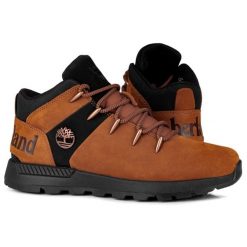 Buty męskie sportowe Timberland SPRINT TREKKER LACE UP RUST NUBUCK. Brązowe buty sportowe męskie Timberland, z nubiku, bez zapięcia, do biegania. W wyprzedaży za 479.00 zł.