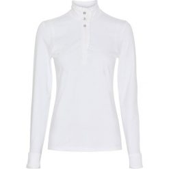 Damska koszulka jeździecka na zawody Equipage Lesley. Białe t-shirty damskie EQUIPAGE, s, bez wzorów, z elastanu, eleganckie, bez kołnierzyka. Za 285.00 zł.