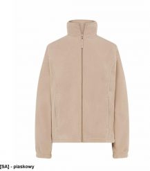 JHK - Bluza polarowa damska, taliowana, z suwakiem i dwoma zapinanymi kieszeniami piaskowy XL. Bluzy damskie JHK, xl, bez wzorów, z polaru, bez kaptura. Za 54.92 zł.