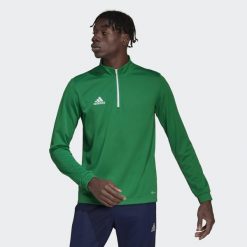 Bluza piłkarska męska Adidas Entrada 22 Training Top. Białe bluzy męskie Adidas, m, bez wzorów, bez kaptura. Za 110.75 zł.