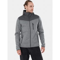 Bluza Polarowa Męska Fundango Ashford. Szare bluzy męskie Fundango, m, bez wzorów, z polaru, bez kaptura, trekkingowe. Za 399.90 zł.