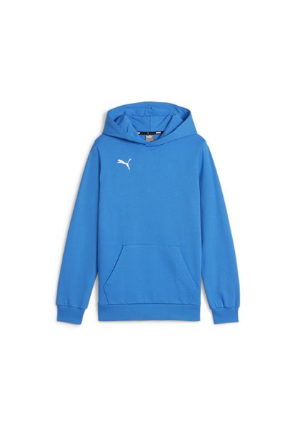 Bluza sportowa chłopięca Puma B23601. Niebieskie bluzy dla chłopców Puma, bez wzorów, z bawełny, bez ramiączek, z kapturem. Za 159.00 zł.