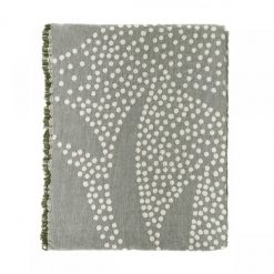 Pled 130 x 170 cm mosaic khaki 12192. Brązowe kocyki dla dzieci Södahl, z bawełny. W wyprzedaży za 238.00 zł.