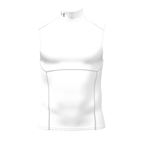 Tank top Under Armour HeatGear® Elite. Białe t-shirty męskie Under Armour, l, bez wzorów, z elastanu, bez kołnierzyka. Za 222.00 zł.