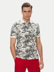 Tommy Hilfiger Polo MW0MW38475 Beżowy Regular Fit. Brązowe koszulki polo męskie Tommy Hilfiger, m, bez wzorów, z bawełny, bez ramiączek. Za 259.99 zł.