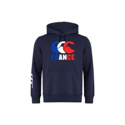 Bluza z kapturem Canterbury Club. Niebieskie bluzy męskie CANTERBURY, z aplikacjami, z dresówki, z kapturem. Za 355.00 zł.