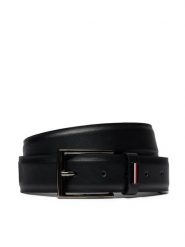 Tommy Hilfiger Pasek Męski Business 3.5 AM0AM12062 Czarny. Czarne paski damskie Tommy Hilfiger, bez wzorów, ze skóry. Za 149.99 zł.