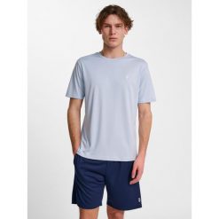 Koszulka Hummel Pulse. Niebieskie buty sportowe męskie Hummel, bez zapięcia, na fitness i siłownię. Za 132.00 zł.