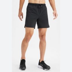 Krótki podwójny Fabletics The One 7". Czarne buty sportowe męskie FABLETICS, bez zapięcia, na fitness i siłownię. Za 305.70 zł.