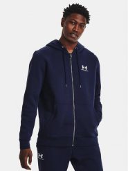 Under Armour Bluza Essential 1373881 Granatowy Regular Fit. Niebieskie bluzy męskie Under Armour, m, bez wzorów, z bawełny, bez kaptura. Za 329.99 zł.