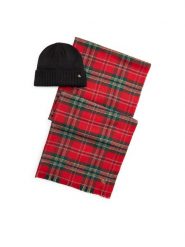 LAUREN RALPH LAUREN Zestaw szalik i czapka 454P23529004 Czerwony. Czerwone czapki i kapelusze damskie Lauren Ralph Lauren, bez wzorów, z poliesteru. Za 819.99 zł.