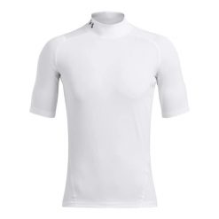 Koszulka kompresyjna Under Armour HeatGear®. Białe koszulki sportowe męskie Under Armour, l, bez wzorów, z materiału, bez kołnierzyka, bez ramiączek, na fitness i siłownię. Za 191.00 zł.