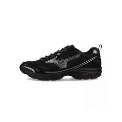 Buty do biegania męskie, MXR Tech. Czarne buty sportowe męskie Mizuno, z gumy, bez zapięcia, do biegania. Za 459.99 zł.