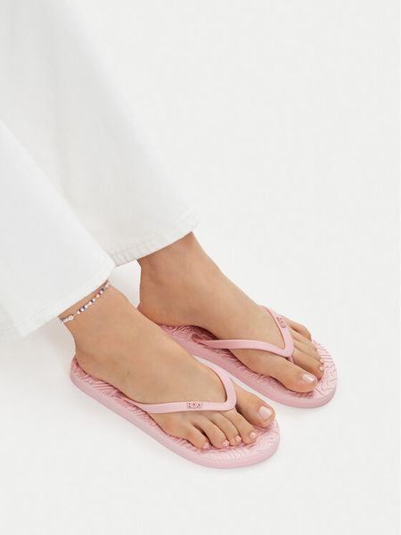 Roxy Japonki CEOWB-SS25-3C021 Różowy. Czerwone klapki damskie Roxy, bez wzorów, z syntetyku, bez obcasa. Za 69.99 zł.