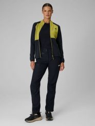 4F Spodnie trekkingowe softshell wiatroodporne membrana 10000 damskie - czarne XXL. Czarne spodnie materiałowe damskie 4f, l, bez wzorów, z softshellu. Za 399.99 zł.