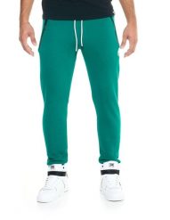 Męskie spodnie dresowe Leone Soft Basic. Zielone spodnie sportowe męskie LEONE 1947 APPAREL, na zimę, l, bez wzorów, z bawełny, na fitness i siłownię. Za 126.26 zł.