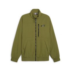 Kurtka wodoodporna Puma Style. Zielone kurtki sportowe męskie Puma, bez wzorów, z puchu, trekkingowe. Za 207.99 zł.