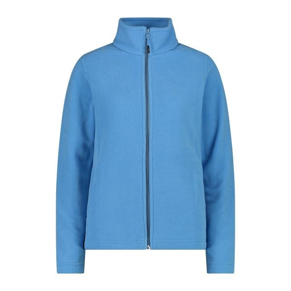 Damski polar CMP. Niebieskie bluzy sportowe damskie CMP, s, bez wzorów, z polaru, bez kaptura, narciarskie. Za 348.00 zł.