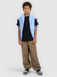 4F T-shirt gładki chłopięcy - czarny 146 (10-11 lat). Czarne t-shirty dla chłopców 4f, bez wzorów, z bawełny, bez ramiączek. Za 29.99 zł.