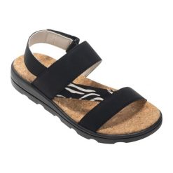 Sandały Damskie Rylie Z Nadrukiem Zebry. Czarne obuwie sportowe damskie Regatta, bez wzorów, bez obcasa, bez zapięcia. Za 227.99 zł.