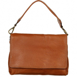 Skórzana torebka w kolorze brązowym - 30 x 21 x 5 cm. Brązowe torby na ramię damskie Abaco. W wyprzedaży za 1,000.95 zł.