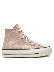 Converse Trampki Chuck Taylor All Star Lift Platform Hi A09422C Różowy. Czerwone trampki i tenisówki damskie Converse, bez wzorów, z materiału, retro, bez zapięcia. Za 279.99 zł.