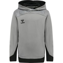 Bluza dziecięca z kapturem Hummel hmlLEAD poly. Szare bluzy dla chłopców Hummel, bez wzorów, bez ramiączek, z kapturem. W wyprzedaży za 159.00 zł.