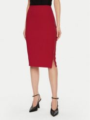 Rinascimento Spódnica ołówkowa CFC0121919003 Czerwony Regular Fit. Czerwone spódnice damskie Rinascimento, s, bez wzorów, z syntetyku, ołówkowe. Za 179.99 zł.