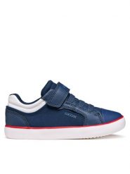 Geox Sneakersy J Gisli Boy J155CA 01054 C4211 S Granatowy. Niebieskie buty sportowe chłopięce Geox, bez wzorów, z materiału, bez zapięcia. Za 219.99 zł.