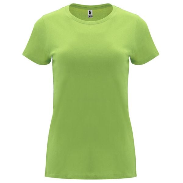Koszulka Capri Dla Kobiet. Zielone koszulki sportowe damskie ROLY, m, bez wzorów, z bawełny, bez kołnierzyka, bez ramiączek, na fitness i siłownię. Za 38.99 zł.