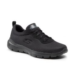 Buty na co dzień damskie SKECHERS FLEX APPEAL 3.0 FIRST INSIGHT siateczka. Czarne obuwie sportowe damskie Skechers, bez wzorów, trekkingowe, Skechers Sport. Za 273.00 zł.