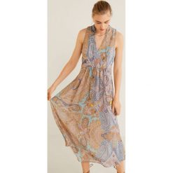 Mango - Sukienka Zoco. Niebieskie sukienki damskie Mango, m, bez wzorów, z poliesteru, casualowe, bez kołnierzyka, bez ramiączek. Za 229.90 zł.