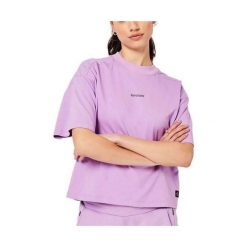 Koszulka damska Superdry Code Tech Os Boxy bawełniana. Fioletowe t-shirty damskie Superdry., m, bez wzorów, z bawełny, bez kołnierzyka. Za 81.00 zł.