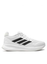 Adidas Sneakersy Runfalcon 5 J IE8593 Biały. Białe buty sportowe chłopięce Adidas, bez wzorów, z materiału, bez zapięcia. Za 179.99 zł.