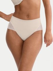 Triumph Figi klasyczne z wysokim stanem Comfort Contour 10226329 Beżowy jasny. Brązowe figi damskie Triumph, l, bez wzorów, z syntetyku. Za 119.99 zł.