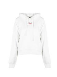 Diesel Bluza "F-Reggy" | A15712-RIAJH | Kobieta | Biały. Białe bluzy damskie Diesel, l, bez wzorów, z bawełny, z kapturem. W wyprzedaży za 389.00 zł.