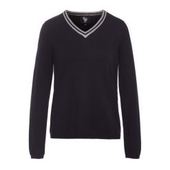 Sweter damski Gaze Janama. Niebieskie swetry damskie GAZE, na zimę, bez wzorów, z dzianiny, bez kołnierzyka, bez ramiączek, bez kaptura. Za 442.50 zł.